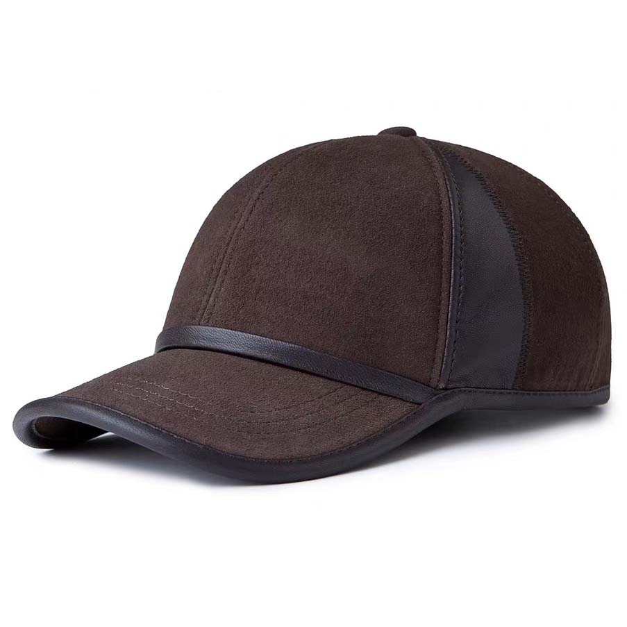 Hat For Man Genuine Suede Leat - Baseball Cap Structured review and price