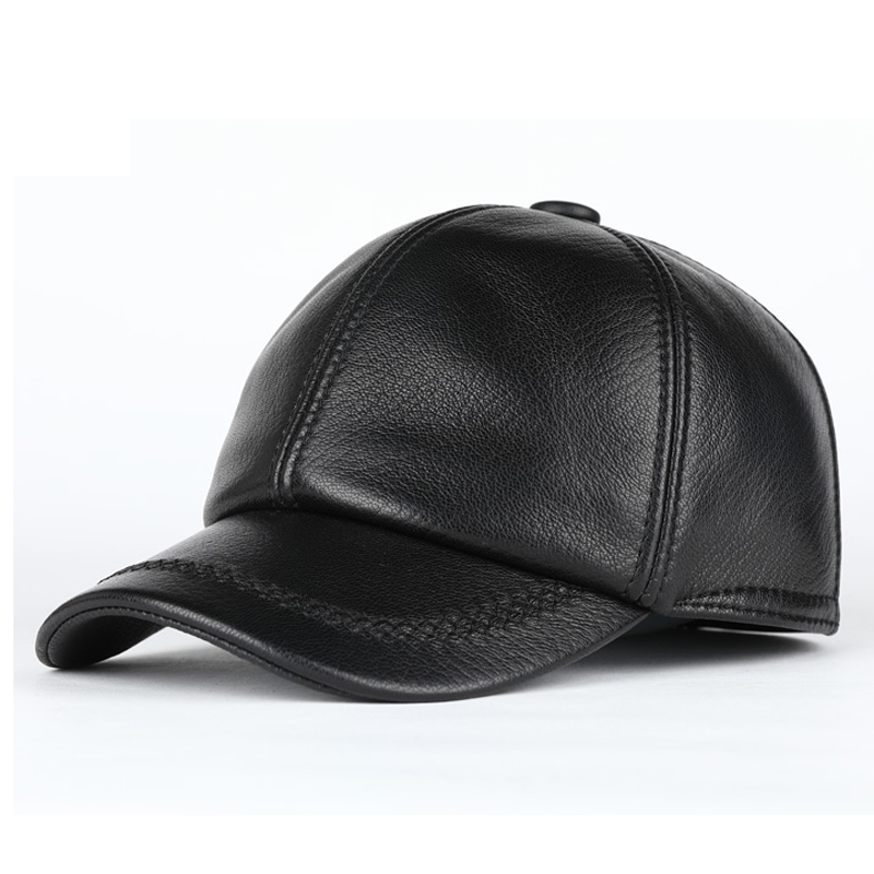 Adult New Genuine Leather Hat  - Baseball Cap Structured review and price