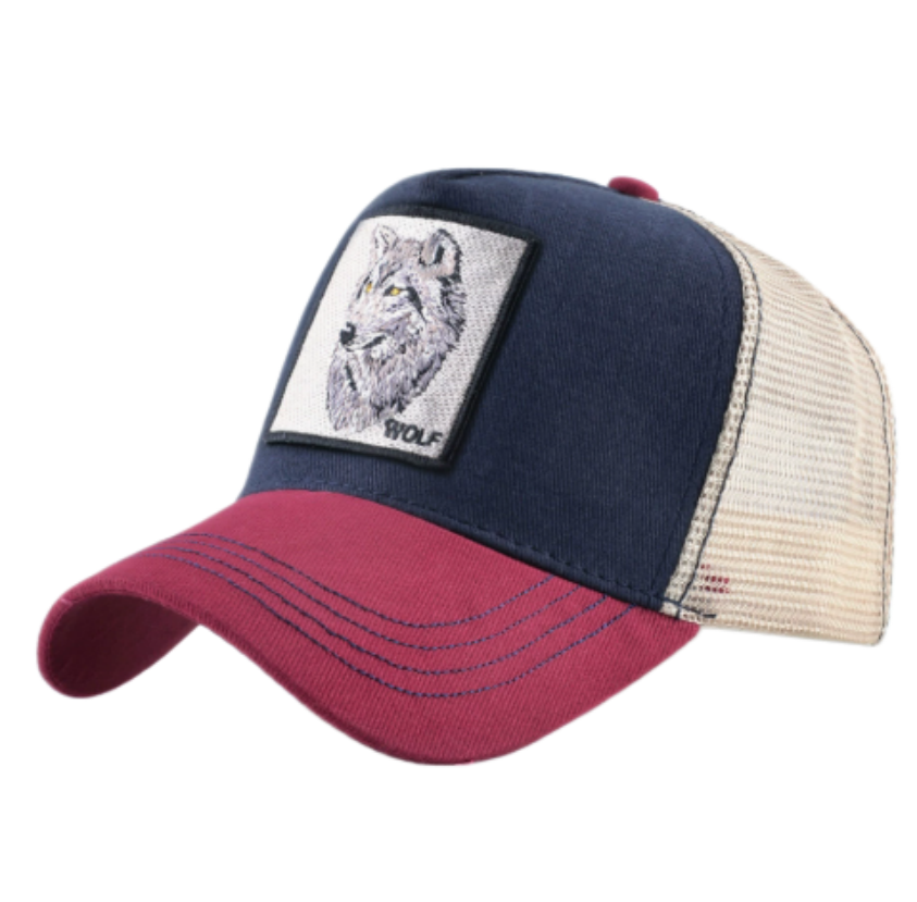 Wolf Patch Embroidery Mesh Bas - Trucker Cap Mesh review and price