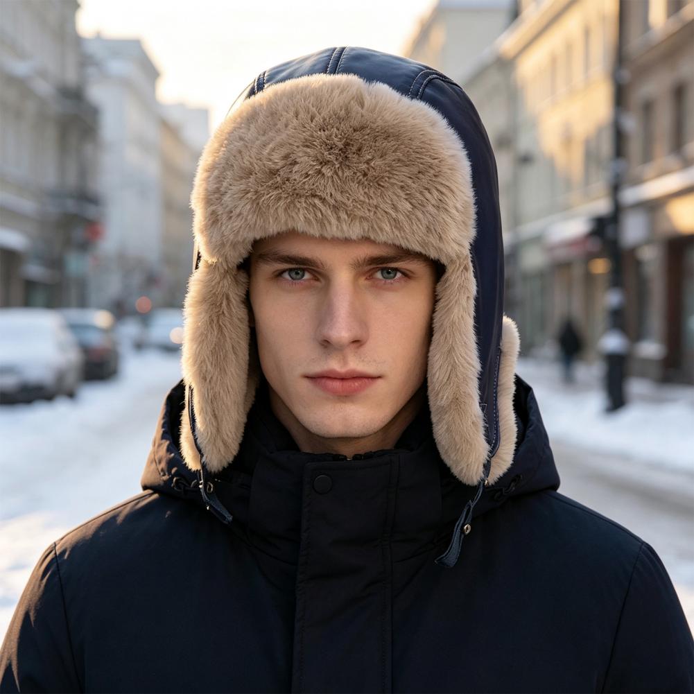 Faux Fur Trapper Hat Winter Us - Trapper Hat Ear Flap review and price