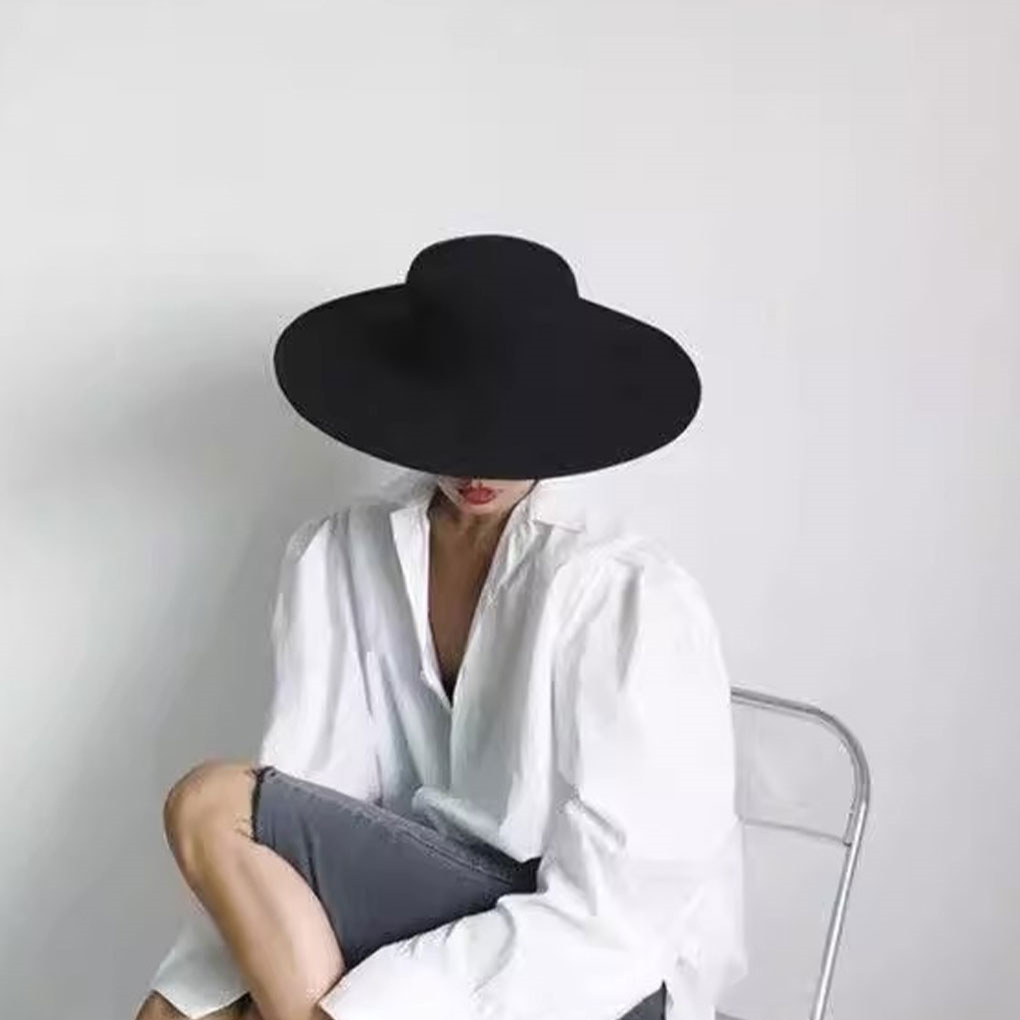 French Ladies Fedoras Top Bow  - Fedora Hat Wool review and price