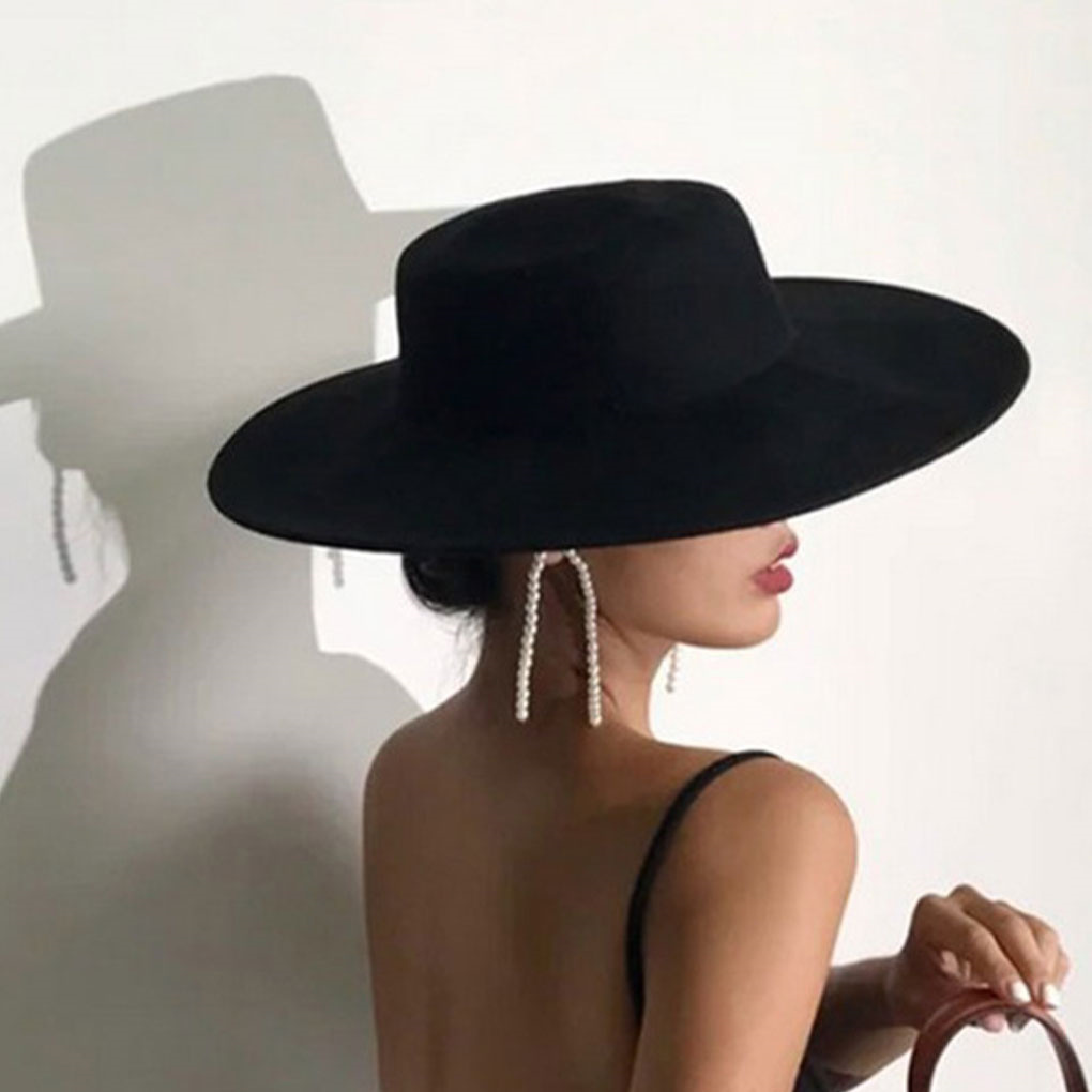 French Ladies Fedoras Top Bow  - Fedora Hat Wool review and price