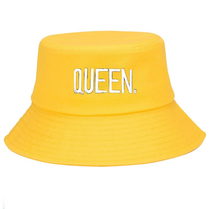 Customize Queen Embroidered Bu - Bucket Hat Cotton review and price