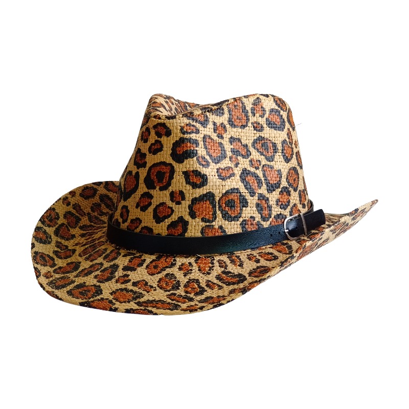 NEW Cowboy Hat Leopard print B - Cowboy Hat Straw review and price