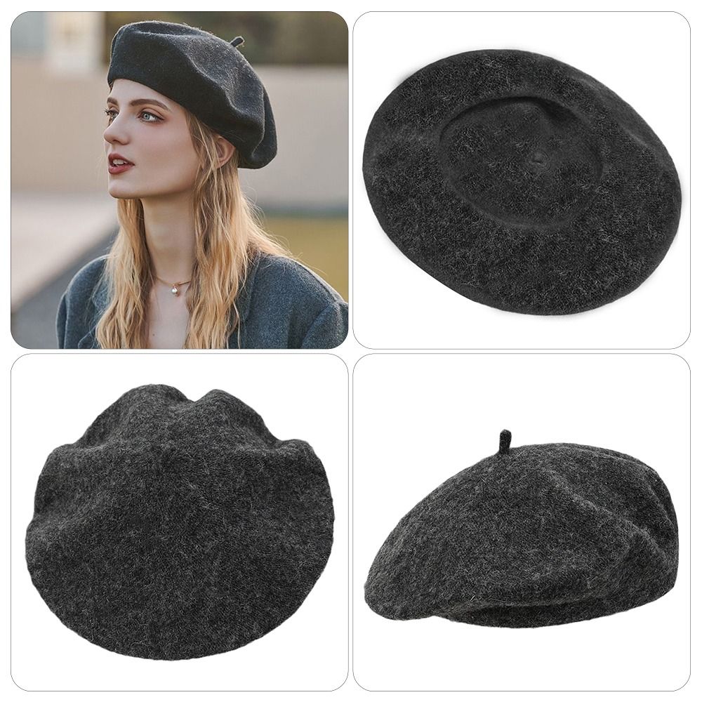 Fashion Warm Winter Wool Beret - Beret French Wool review and price