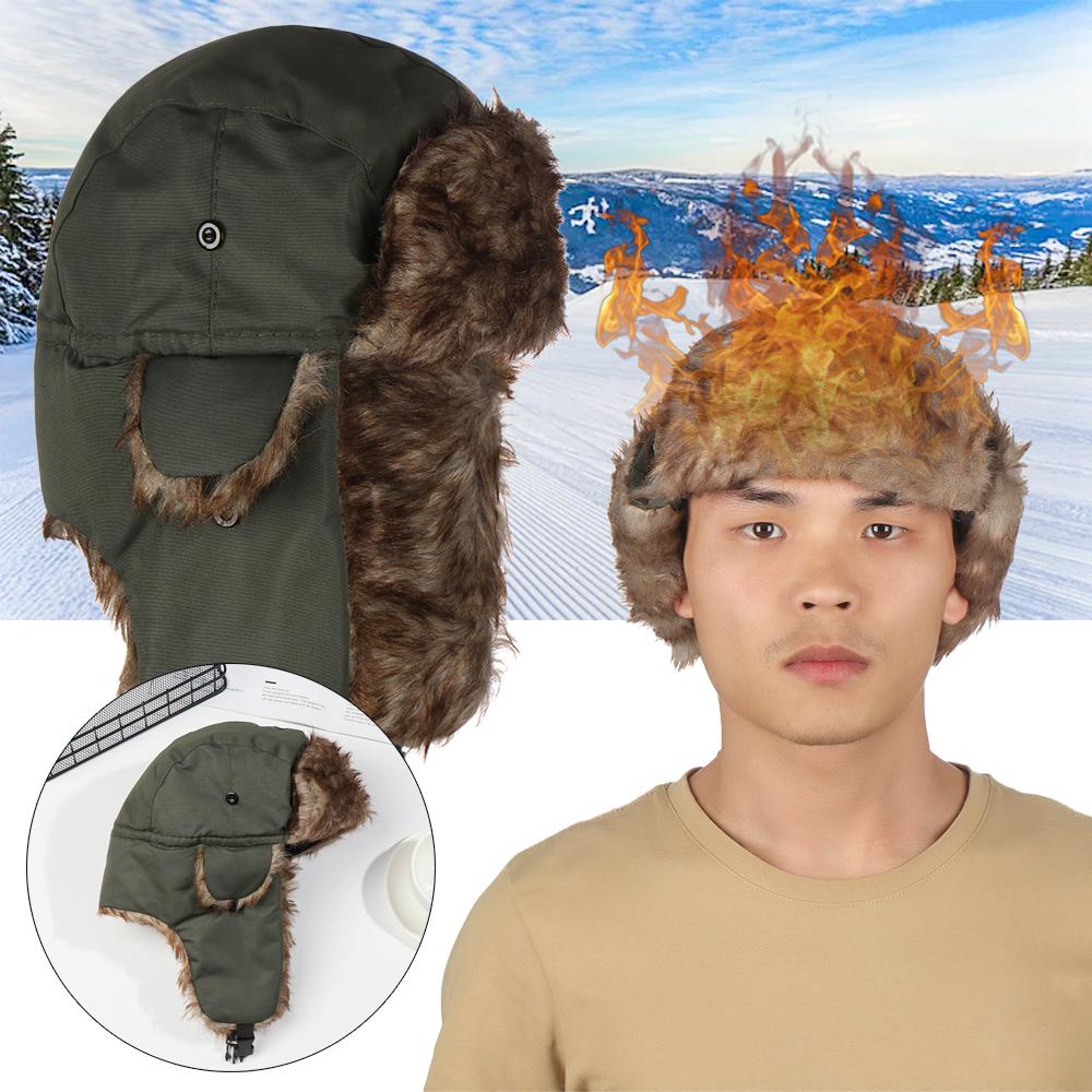 Warm Earflap Trapper Winter Ca - Trapper Hat Ear Flap review and price