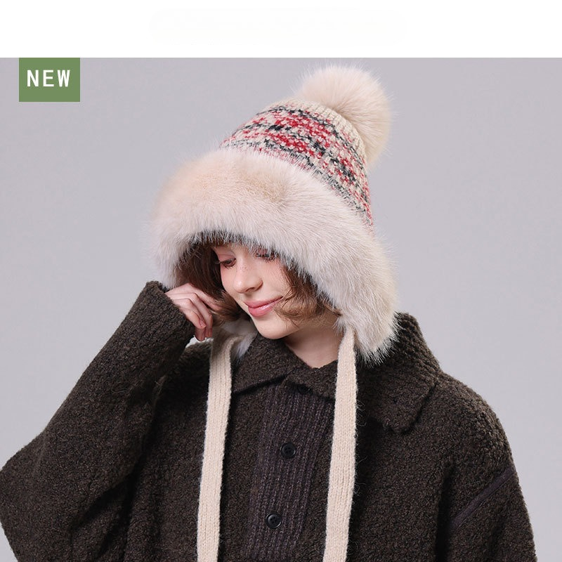 Women's Fuzzy Knit Trapper Hat - Trapper Hat Ear Flap review and price