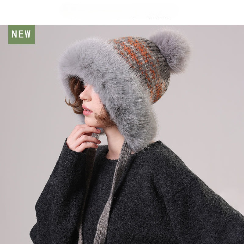 Women's Fuzzy Knit Trapper Hat - Trapper Hat Ear Flap review and price